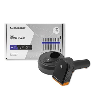 2. QOLTEC WIRELESS BARCODE READER 1D | 2D | + DOCKING STATION
