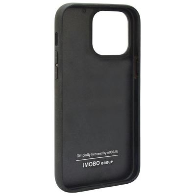 4. Audi Carbon Fiber Stripe iPhone 14 Pro 6.1" black/black hardcase AUS-TPUPCIP14P-R8/D1-BK