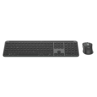 6. Logitech MK950 Signature for Business Keyboard Mouse Included Office RF Wireless + Bluetooth QWERTZ German Graphite