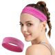 Elastic fabric headband for running fitness orange