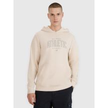Men's sweatshirt with hood, open, 4F 4FRSS25TSWSM2201-12S
