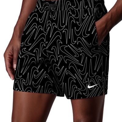 3. Nike Breaker Tossed Swoos 5" Volley Swim Shorts black NESSG572 001