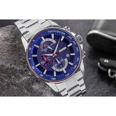 4. Men's Watch Skmei 9250SIBU + BOX