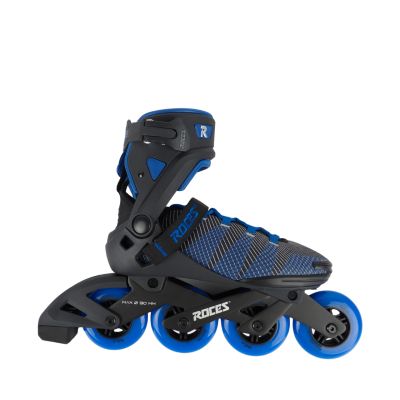 2. Roces Revo 90 roller skates black and blue 400906 00002