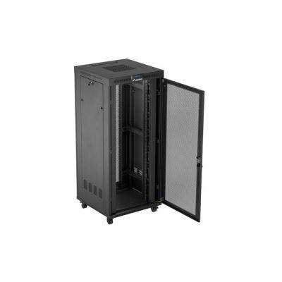 4. Lanberg 19" 37U 800X800 black floor-standing rack cabinet with perforated doors (Flat Pack)