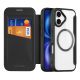 2. Dux Ducis Skin X Pro iPhone 17 Case with Wallet, MagSafe Compatible - Black
