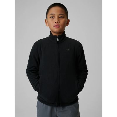 Regular fleece without hood for boys 4F 4FJRSS26TFLEM508-20S