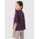 3. Girls' oversize printed crop top 4F 4FJRSS25TTSHF2587-50S