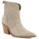 Women's leather cowboy boots beige Big Star TT274958
