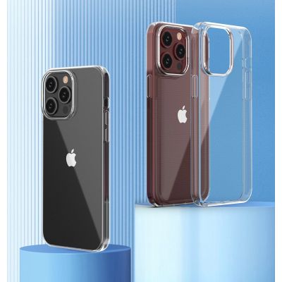 9. iPhone 15 Pro Max case from the Ultra Clear series in transparent color