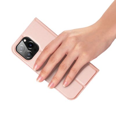 6. Dux Ducis Skin Pro holster cover flip cover for iPhone 14 Pro Max pink