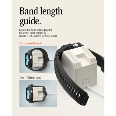 6. Spigen Classic LS Apple Watch Stand - Beige