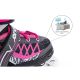 44. ROLLER SKATES-ROLLER SKATES-ICE SKATING 4IN1 ENERO PRO LED 30-33 PINK-GRAY