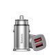 7. Baseus Square smart car charger 2x USB QC3.0 Quick Charge 3.0 SCP AFC 30W black (CCALL-DS01)