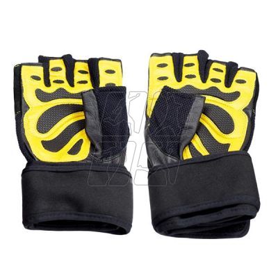 2. Black / Yellow HMS RST01 rM gym gloves
