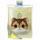 6. Nimmy Big Eyed Pet 2.0 Cat Wallet Card Holder - Beige