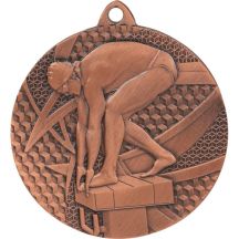 Bronze medal - swimming - steel medal