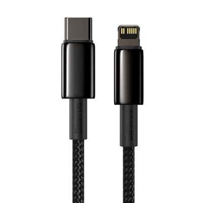 7. Baseus CATLWJ-A01 Lightning - USB-C PD 20W 480Mb/s 2m cable - black