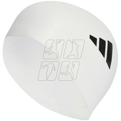 5. Adidas 3-Stripes swimming cap IU1902