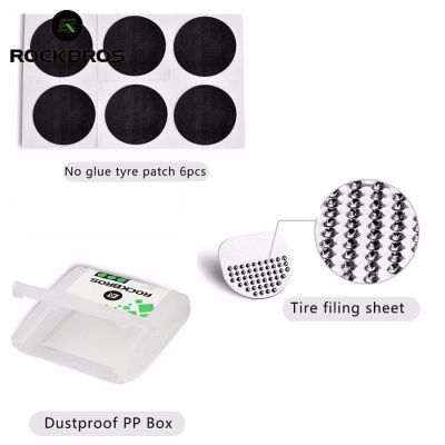 4. Rockbros GJ2001 repair kit for bicycle inner tubes - translucent