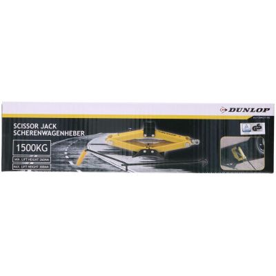3. DUNLOP TRAPEZOIDAL CAR JACK 1500KG