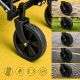 6. Wozinsky WZP-80 beach, tourist, garden, durable, wide wheels, up to 80 kg - black