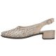 3. Women's metallic beige sandals Rieker 47078-90