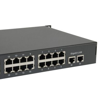 5. LevelOne FGP-3400W380 Network Switch Unmanaged Fast Ethernet (10/100) PoE Support Black