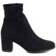 2. Black Sergio Leone BT-55 women's ankle boots with a block heel