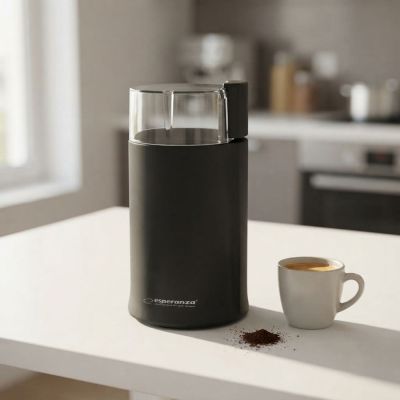 10. Esperanza Espresso EKC001K coffee grinder (160W; impact; black)