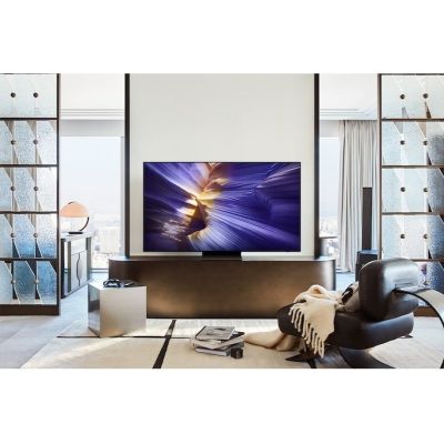 36. Samsung QE77S90F OLED TV 77'' 4K Ultra HD 144 Hz Tizen Dolby Atmos Black