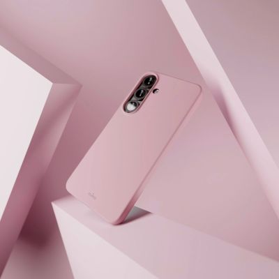 11. Puro Icon Silicone Case for Samsung Galaxy S25 - Pink