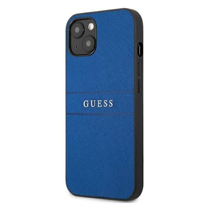 2. Guess Saffiano Strap Case for iPhone 13 mini 5.4" - Blue