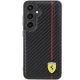 3. Ferrari Carbon Printed Line case for Samsung Galaxy S24 - black