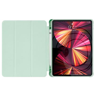 3. Stand Tablet Case Smart Cover case for iPad Air 2020/2022 with stand function green