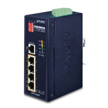 PLANET ISW-504PT Network Switch Unmanaged L2 Fast Ethernet (10/100) PoE Support Black