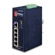 PLANET ISW-504PT Network Switch Unmanaged L2 Fast Ethernet (10/100) PoE Support Black