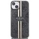 3. Guess IML 4G Gold Stripe case for iPhone 15 Plus / 14 Plus - black