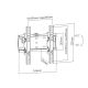 2. GEMBIRD ADJUSTABLE LCD WALL MOUNT 23-42 VESA MAX 200 X 200MM, UP TO 30KG