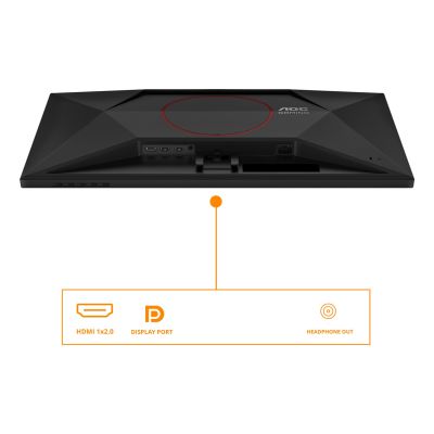 8. Monitor AOC Certified Q27G42ZE 27" IPS QHD Connector 16:9 260 Hz 1 ms 2560 x 1440 pixels 300 cd/m2 Number of HDMI ports: 1 Black