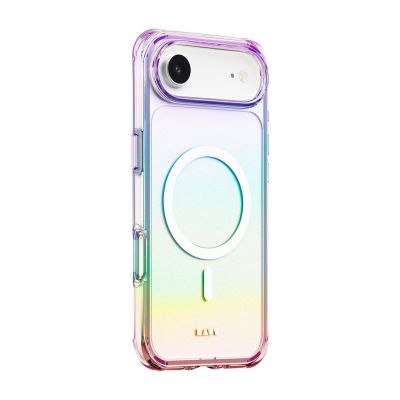 2. LAUT AERO HOLO mobile phone case 16.5 cm (6.5") Pearl, Transparent