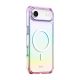 2. LAUT AERO HOLO mobile phone case 16.5 cm (6.5") Pearl, Transparent