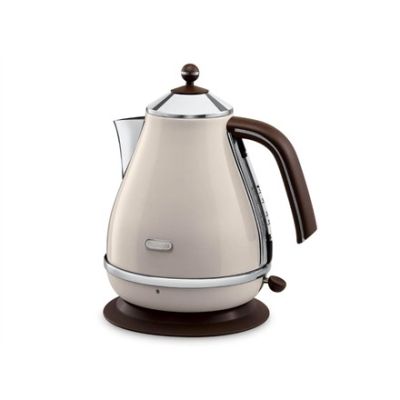 9. DeLonghi Icona Vintage KBOV 2001.BG Electric Kettle (2000W 1.7l; cream color)