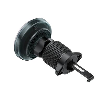 3. Acefast D61 Magnetic Car Air Vent Holder with Qi2 25W Wireless Charging - Gray