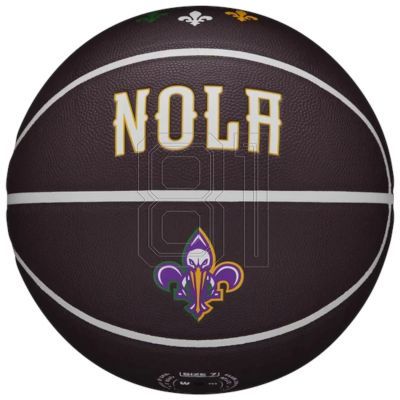 2. Wilson NBA Team City Collector New Orleans Pelicans Ball WZ4016419ID basketball