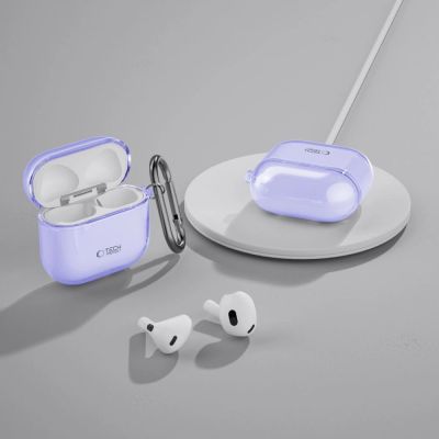 7. Tech-Protect FlexAir Case for AirPods 4 - Purple