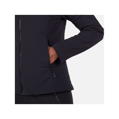 4. Rossignol W Opside Hoodie In Heavy Insulation Jacket Black