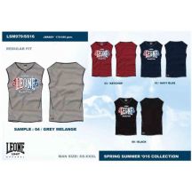 Men's tank T-shirt LEONE LSM979/S16 black "L"