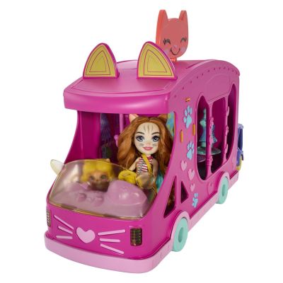 5. Enchantimals Mobile Fashion Studio Set + Kitty Doll HPB34