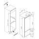 AMICA BK2265.4i(E) built-in refrigerator